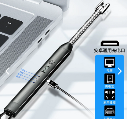 Chispero Encendedor USB Eléctrico Plasma